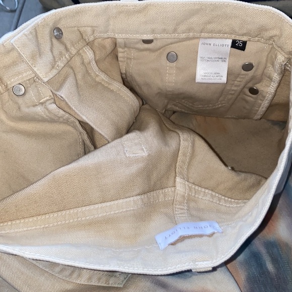 John Elliott - Straight Leg Crop Jean volcano dye size 25 NWT - Picture 8 of 9